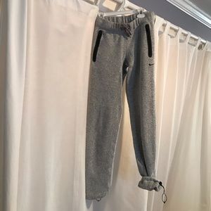 Nike Heather Grey Fleece Sweatpants